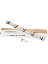 Крючок 5 шт, на планке, хром, SPE19159C-1, Y8-2746