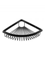 Полка нержавеющая сталь, настенная, 21х21х6 см, угловая, Frap, F352-6