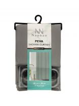 Штора для ванн 180х180 см, Peva, Naonao, серая, A310119