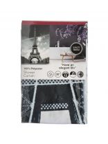 Штора для ванн 180х180 см, полиэстер, Париж, A310056