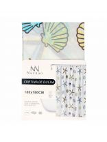 Штора для ванн 180х180 см, Peva, Naonao, Морские фигурки, A310152