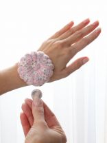 Игольница магнитная с резинкой, 7.5х3 см, полиэстер, A180050