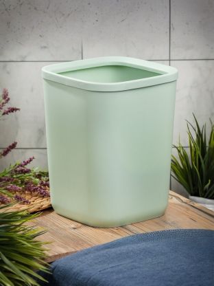 Ведро для мусора пластик, 6 л, квадратное, мятное, Y6-10722