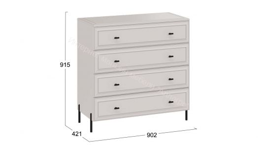 Комод «Пандора» - 414.004.000 Кашемир, Кашемир сатин