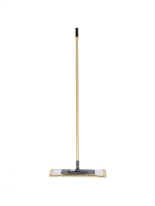 Швабра плоская, микрофибра, 120х43х13 см, бежевая, универсальный, Homver, Malta, насадка Chenille, 231201700/00
