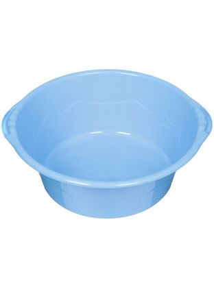 Таз пластик, 18 л, круглый, с ручкой, повышенной прочности, в ассортименте, Радиан