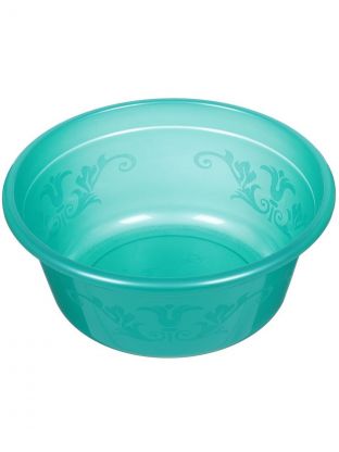 Таз пластик, 6 л, круглый, в ассортименте, Милих, 08006