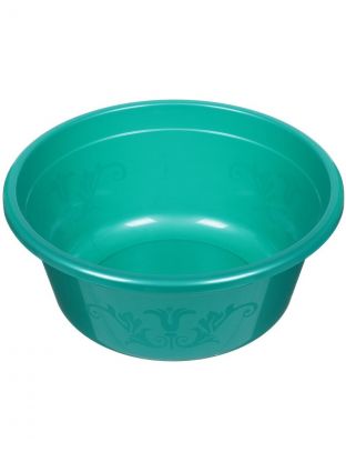 Таз пластик, 12 л, круглый, в ассортименте, Милих, 08012