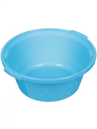 Таз пластик, 8 л, круглый, с ручкой, в ассортименте, Милих, 08008