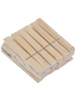 Прищепки дерево, 12 шт, 7 см, 311378