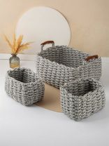 Корзина 3 шт, 35х24х15 см, 20х15х12см, МП, Y4-8945