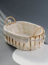 Корзина 31х21х10 см, овальная, плетеная, Y4-9662