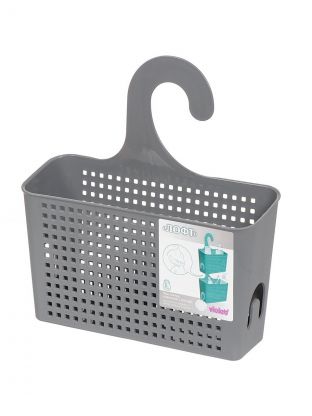 Контейнер-органайзер 26х24х9 см, подвесной, серый, Violet, Лофт, 611008
