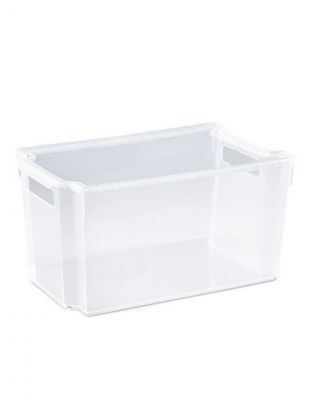 Ящик хозяйственный 6.5 л, 28.7х18.5х15 см, штабелируемый, прозрачный, Violet, Модуль S, 6665100