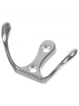 Крючок 2-рожковый малый, Trodos, 04.11.02 Двойной, 302029, хром
