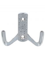 Крючок-вешалка 2-рожковый, Стандарт, 011 B CP, 10 202, хром