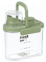 Контейнер 1.2 л, 20х18.5х11.5 см, для стирального порошка, с мерным стаканчиком, Y4-11205