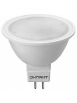 Лампа светодиодная GU5.3, 7 Вт, 65 Вт, 220 В, рефлектор, 3000 К, теплый белый свет, Онлайт, 71640