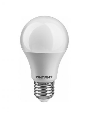 Лампа светодиодная E27, 12 Вт, 120 Вт, груша, 2700 К, теплый белый свет, Онлайт, 71682
