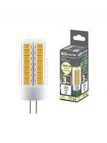 Лампа светодиодная G4, 3 Вт, 30 Вт, 230 В, капсула, 3000 К, теплый белый свет, TDM Electric, SQ0340-0210