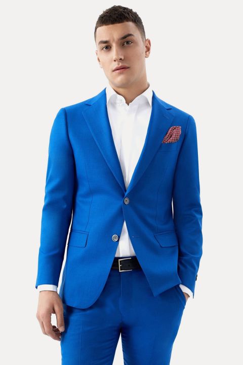 Костюм светло синий на прокат