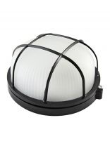 Светильник TDM Electric, НПБ1302, 60 Вт, E27, на 1 лампочку, IP54, 19х17.8х8.5 см, с решеткой, черный, SQ0303-0033