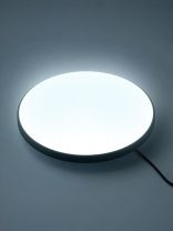 Светильник светодиодный, JazzWay, PPB OPAL, 36 Вт, 6500 К, 2880 Лм, IP20, 30х30х5.5 см, черный, 5065390