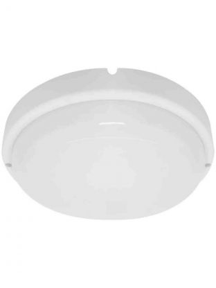 Светильник светодиодный, Feron, AL3005, 18 Вт, 4000 К, 1440 Лм, IP65, 15.5х15.5х3.5 см, пылевлагостойкий, белый свет, пластиковый корпус, белый, 41341