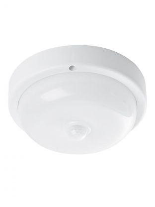 Светильник светодиодный, Feron, AL3006, 12 Вт, 4000 К, 960 Лм, IP65, 14х14х5 см, с датчиком движения, пылевлагостойкий, белый свет, пластиковый корпус, 29610