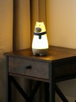 Светильник-ночник JazzWay, Мишка, настольный, пластик, 4.1 Вт, с выключателем, 3000К, синий, 5061248