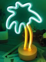 Светильник Energy, EN-NL 18, Пальма, настольный, пластик, 0.7 Вт, 4.5 В, неоновый, 104314