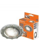 Светильник встраиваемый поворотный, СВ 02-07, G5.3, MR16, 50 Вт, серебряный блеск, хром, TDM Electric, SQ0359-0039