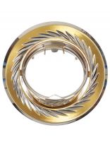 Светильник встраиваемый поворотный, СВ 02-02, G5.3, MR16, 50 Вт, матовое золото, никель, TDM Electric, SQ0359-0005