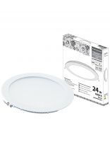 Светильник встраиваемый ультратонкий, Даунлайт Народный, 24 Вт, 6500 К, белый, TDM Electric, SQ0329-0244