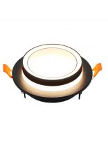 Светильник встраиваемый Вега, GX53, круглый, черный, General Lighting Systems, GCL-GX53-H38