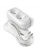 Удлинитель 2 гнезда, 7 м, с заземлением, 3х1 провод ПВС, UNIVersal, У10-553, 553-07