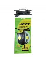 Удлинитель бытовой 1 гнездо, 10 м, 2х1.5 мм2, на рамке, Jett, РС-1, 157-010