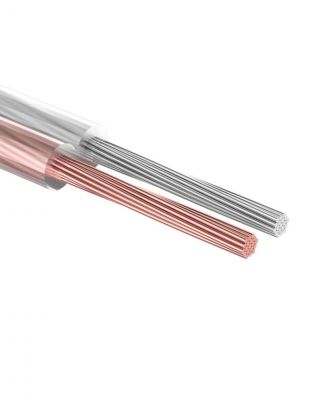 Провод акустический, 2х0.5 мм2, 100 м, прозрачный, Rexant, Silicon Plus, 01-6303