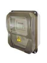 Щит учета навесной, ЩУ-1Н-1ф, пластик, TDM Electric, 1 модуль, 22.6х19.7х9 см, IP55, SQ0906-0501