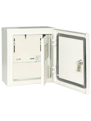 Щит навесной, ЩУ-3ф/1-1-6, 2 двери, металл, TDM Electric, 6 модулей, 44.5х40х15 см, IP66, SQ0905-0097