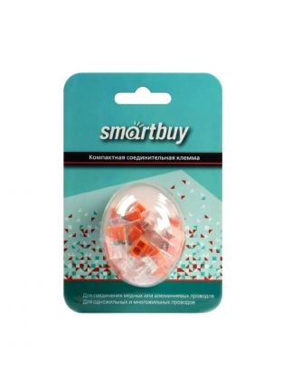 Клемма монтажная, 2 отверстия, 15 штук, Smartbuy, SBE-pwco-2-rp