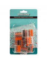 Клемма соединительная, 4-х проводная, с рычагами, 15 шт, Smartbuy, SBE-ccwcc-4-rp