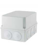 Коробка распаячная, открытая, 190х140х120 мм, TDM Electric, с крышкой, 10 гермовводов, IP55, SQ1401-1246