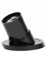 Патрон E27, настенный, General Lighting Systems, карболит, без кольца, черный, 474002