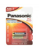 Батарейка Panasonic, ААА (LR03, 24A), Pro Power, щелочная, 1.5 В, блистер, 2 шт, 7452