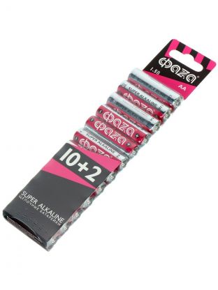 Батарейка ФАZА, АА (LR6, 15A), Super Alkaline, щелочная, блистер, 12 шт, 2854582
