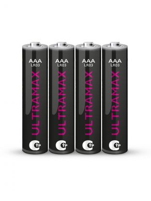 Батарейка ФАZА, ААА (LR03, 24A), Ultra Max, щелочная, блистер, 4 шт, 5043084