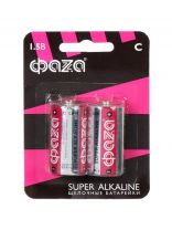 Батарейка ФАZА, C (LR14), Super Alkaline, щелочная, блистер, 2 шт, 2858504