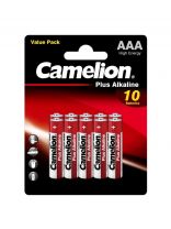 Батарейка Camelion, ААА (LR03, 24A), Alkaline Plus, щелочная, 1.5 В, блистер, 10 шт, 14853