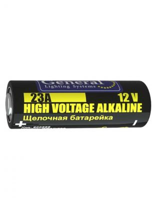 Батарейка General Lighting Systems, А23 (MN21, 23A), BAT-23А, щелочная, 12 В, блистер, 5 шт, (для брелков), 800556